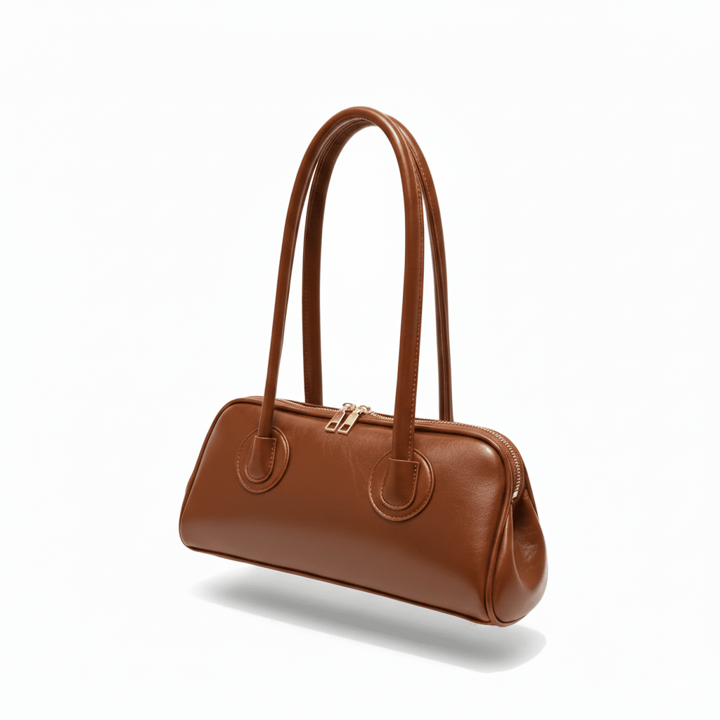 Bolsa Feminina de Ombro com Costuras Elegantes Modelo Verona Classique