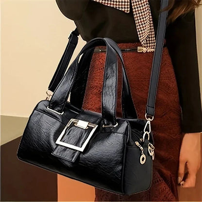 Bolsa Feminina de Ombro, Design Clássico Modelo Raissa
